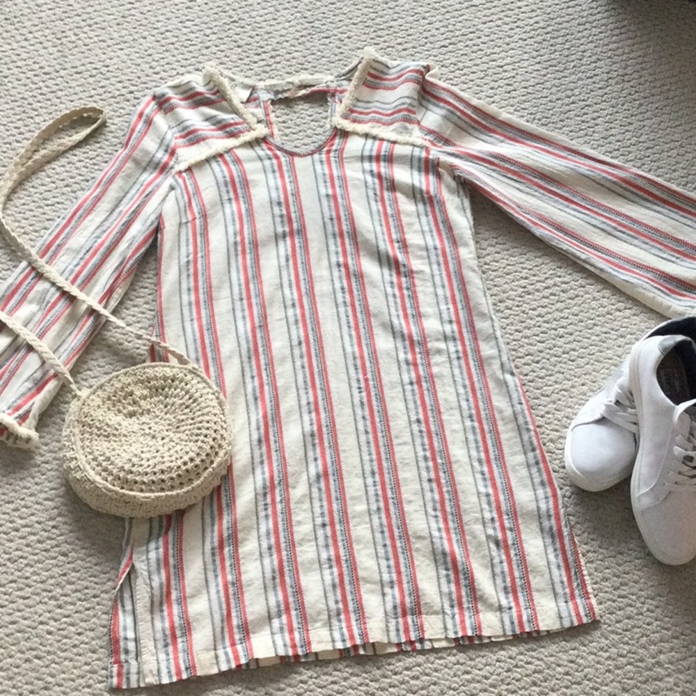 EUC striped cotton tunic dress from Greece